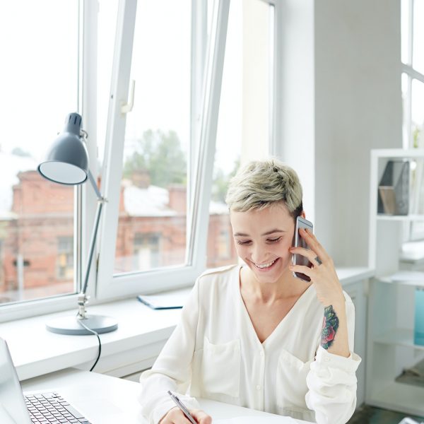 Busy accountant